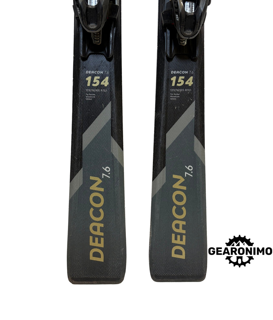 Volkl Deacon 7.6 Skis With Marker FDT 10 Bindings (Multiple Sizes) - image 6